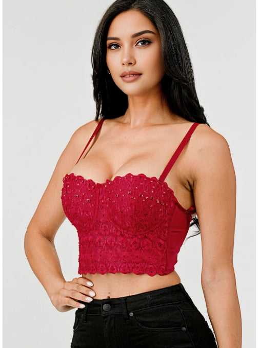 OHYES CROPPED CORSE LACED DS4017