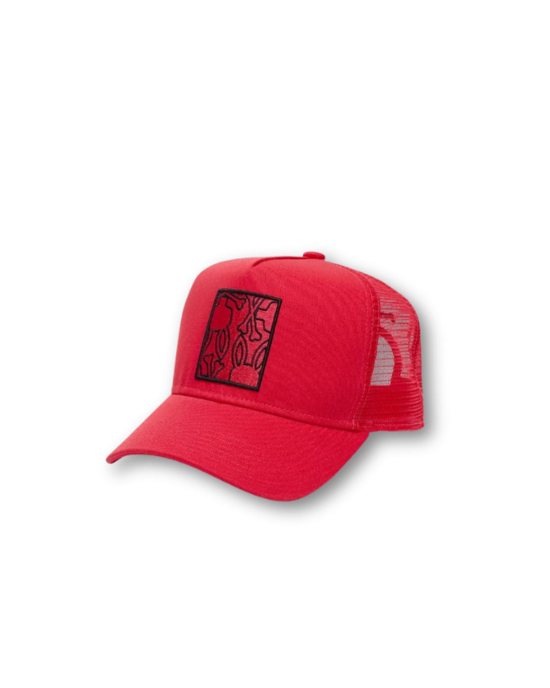 PSYCHO BUNNY GLENN TRUCKER CAP M01500004 RED