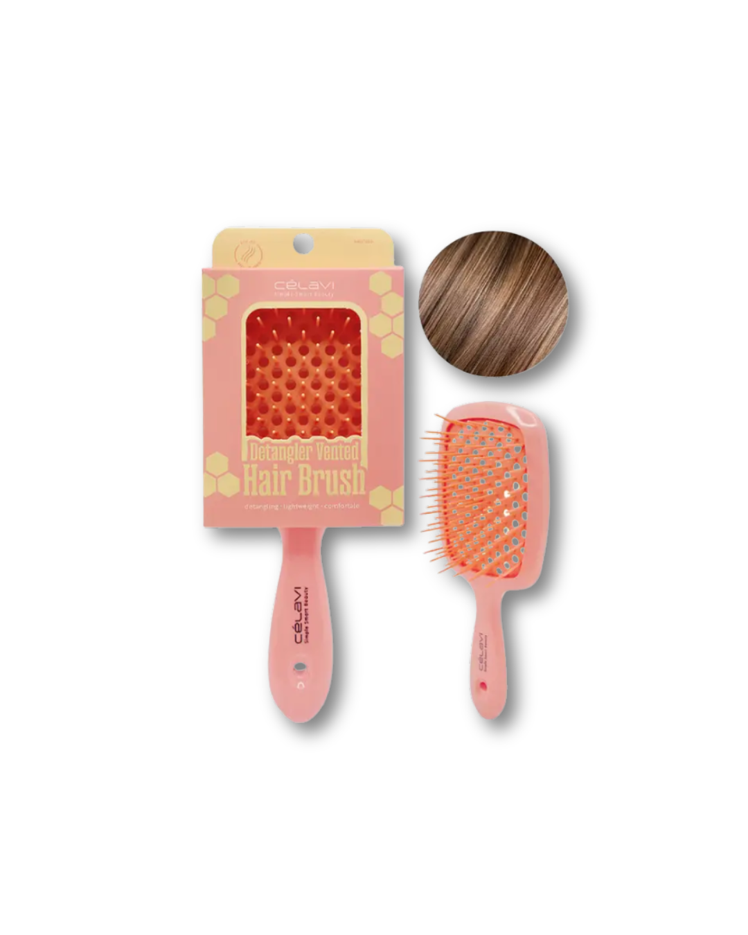 CELAVI DETANGLER VENTED HAIR BRUSH HRDT008