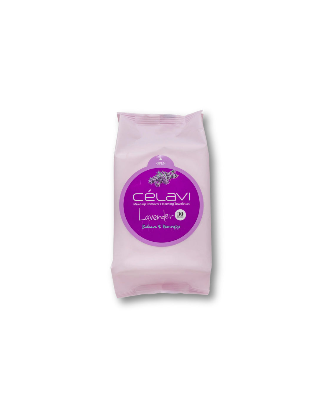 CELAVI MAKEUP REMOVING WIPES LAVENDER