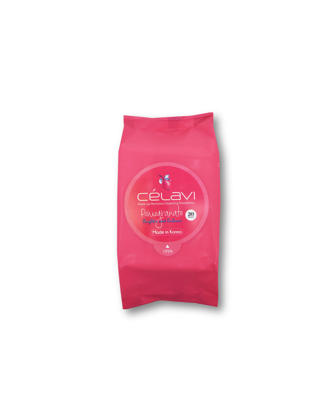 CELAVI MAKEUP REMOVING WIPES POMEGRANTE