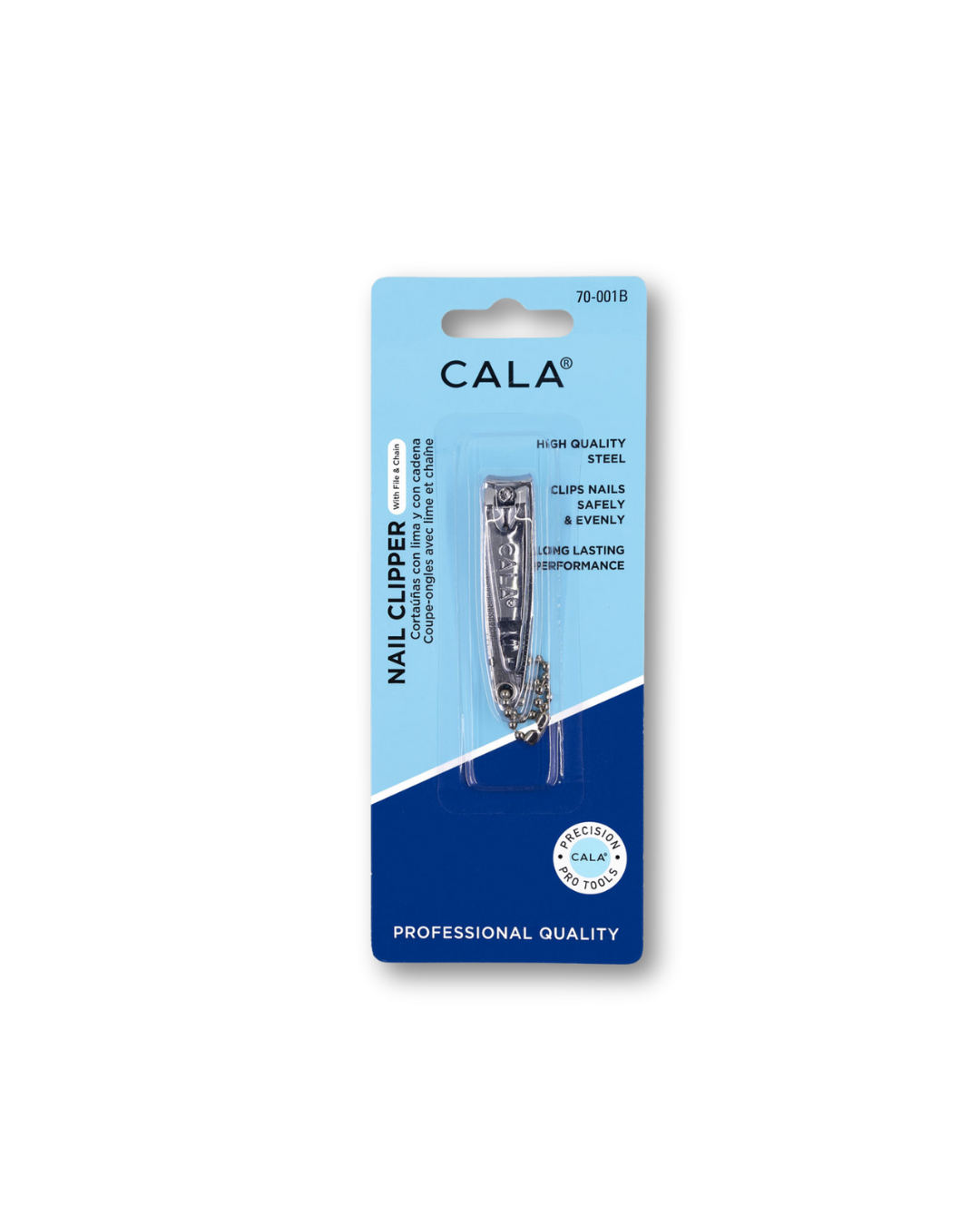 CALA NAIL CLIPPER WITH FILE & CHAIN 70-001B