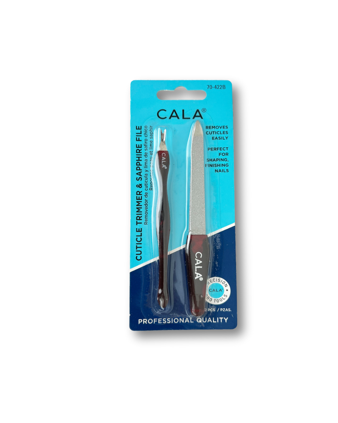 CALA CUTICLE TRIMMER & SAPPHIRE FILE 70-422B