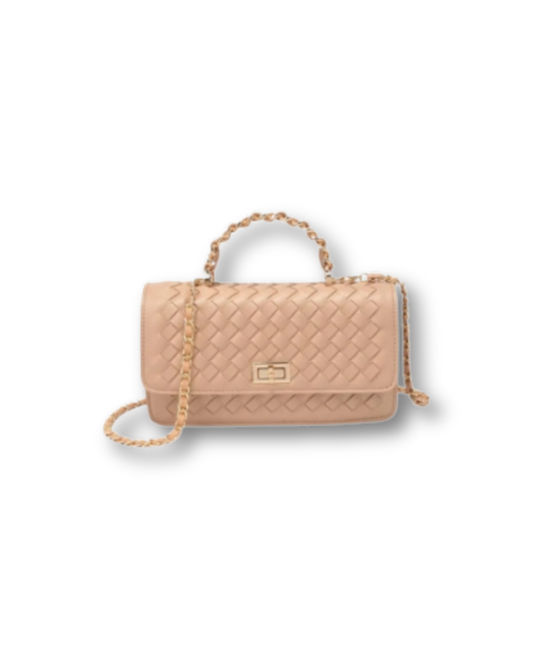 URBAN EXPRESSIONS 29152 NATURAL LULU WOVEN CROSSBODY
