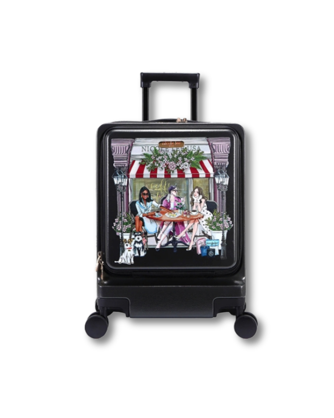 NICOLE LEE HARDSIDE CARRY ON SUITCASE SISTERS SECRET