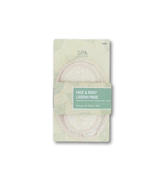 SPA FACE&BODY LOOFAH PADS 69298