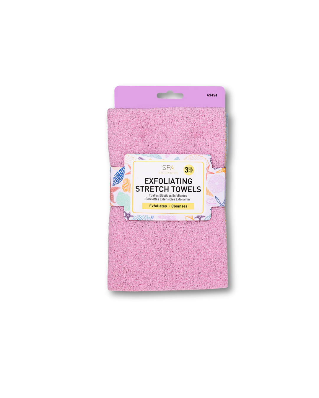 SPA EXFOLIATING STRETCH TOWELS 69454