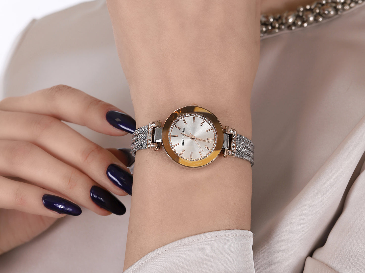 ANNE KLEIN WATCH AK/1907SVRT