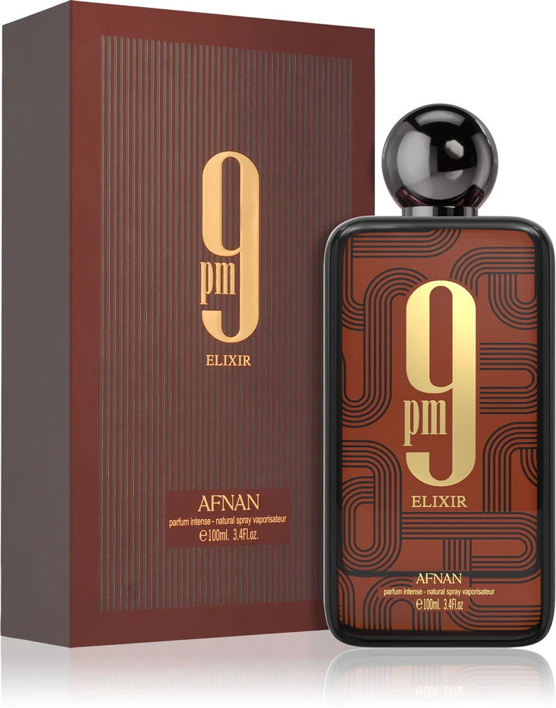 9PM ELIXIR PARFUM INTENSE AFNAN 3.4OZ HOMME