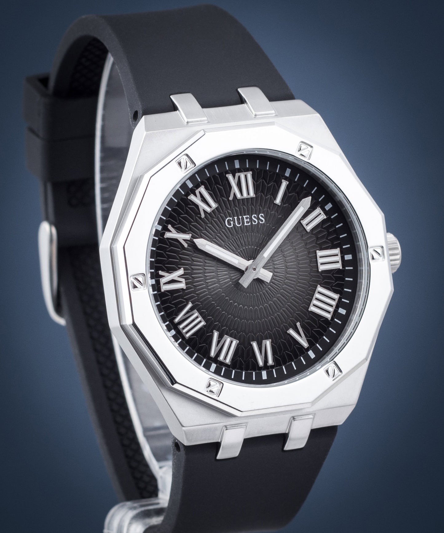 GUESS WATCH GW0663G1 MENS SILVER